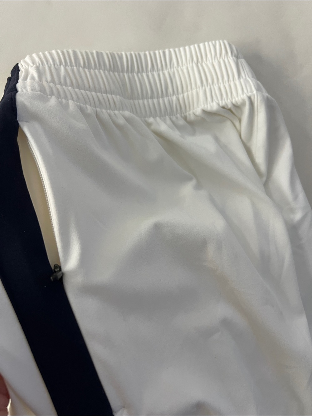 SPLITS59 Maxie Rigor Track Pant Wide Leg in White / Indigo Blue Small $178 - Picture 5 of 7